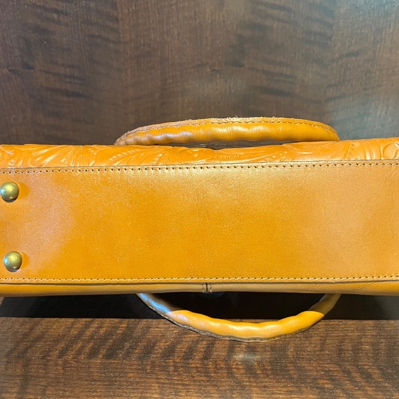 Patricia Nash Tooled Medium Leather Satchel - Picture 8 of 8